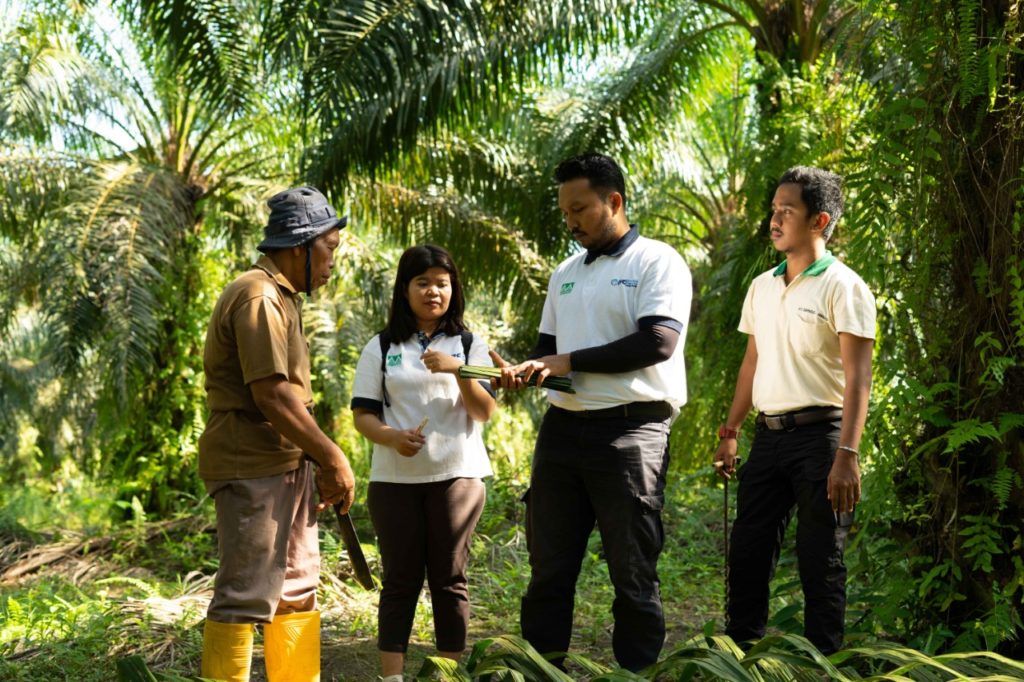 Field assistants from IFC and Musim Mas